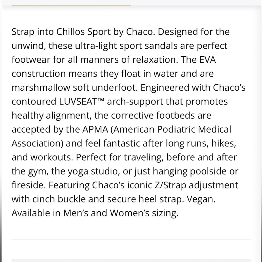 Chaco Chillos Sport Sandals - Women’s Size 7 lavender/mulberry color - Picture 9 of 10